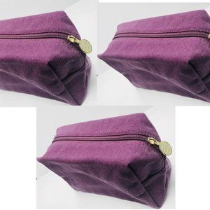 3 Purple Origins Cosmetics Pouch Zipper NEW